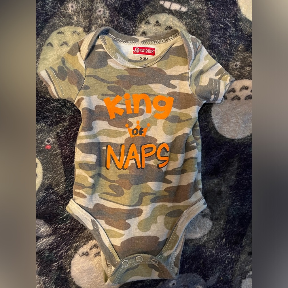 Swiggles Camo Onesie